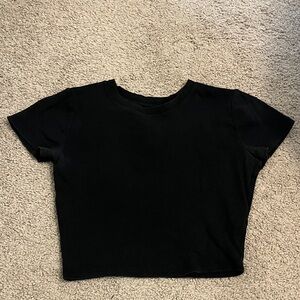 Hollister Black Crop Top